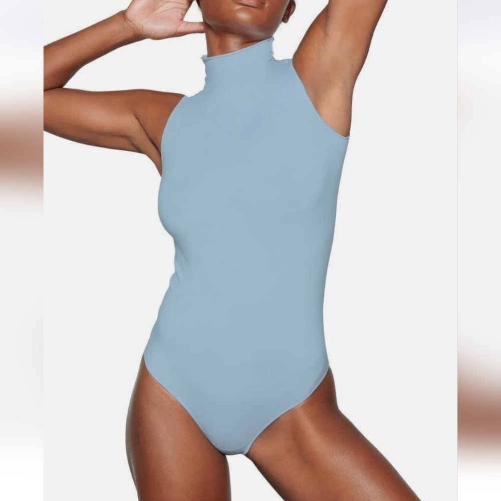 SKIMS Arctic Sleeveless Mock Neck Bodysuit
